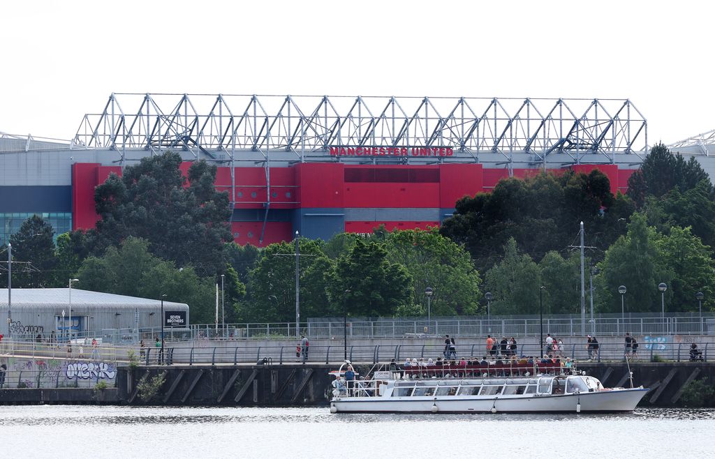 exterior of Old Trafford stadium 