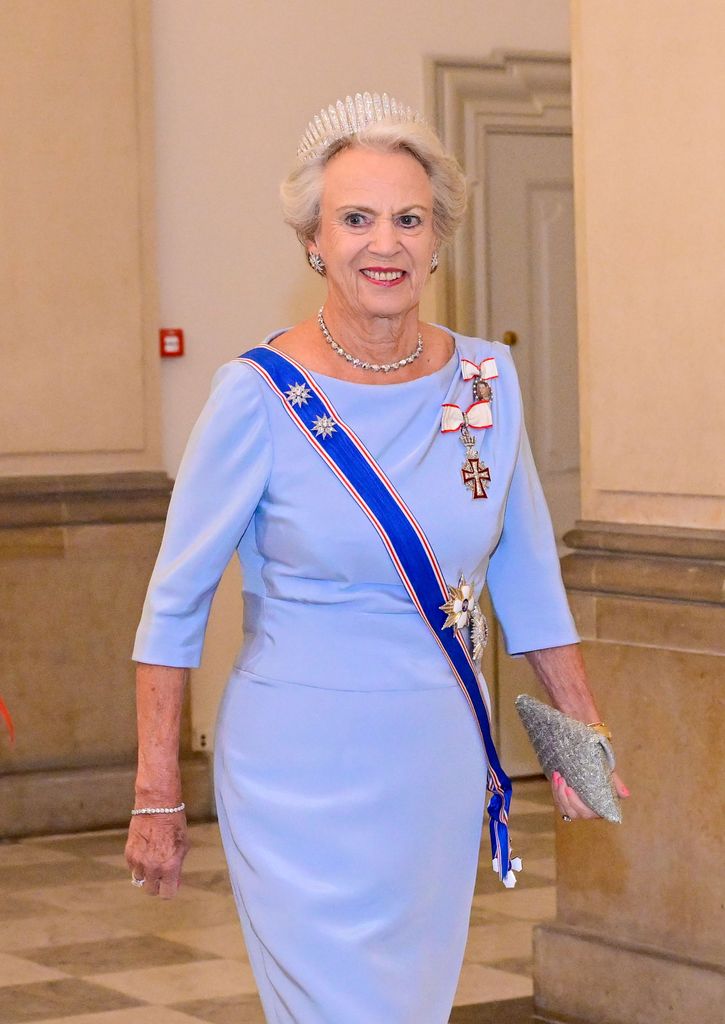 Princess Benedikte during the State Banquet at Christiansborg Palace in Copenhagen