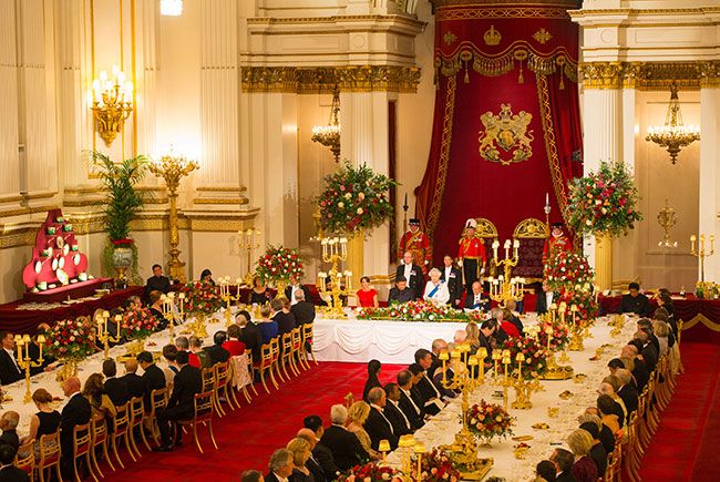 the queen state dinner