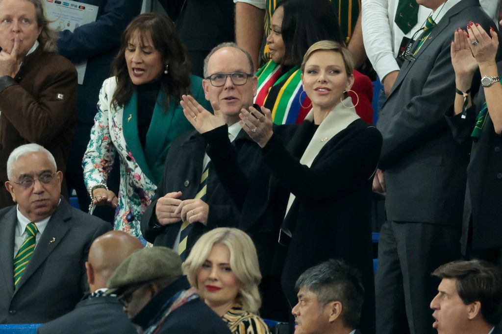 Princess Charlene proudly cheered on South Africa