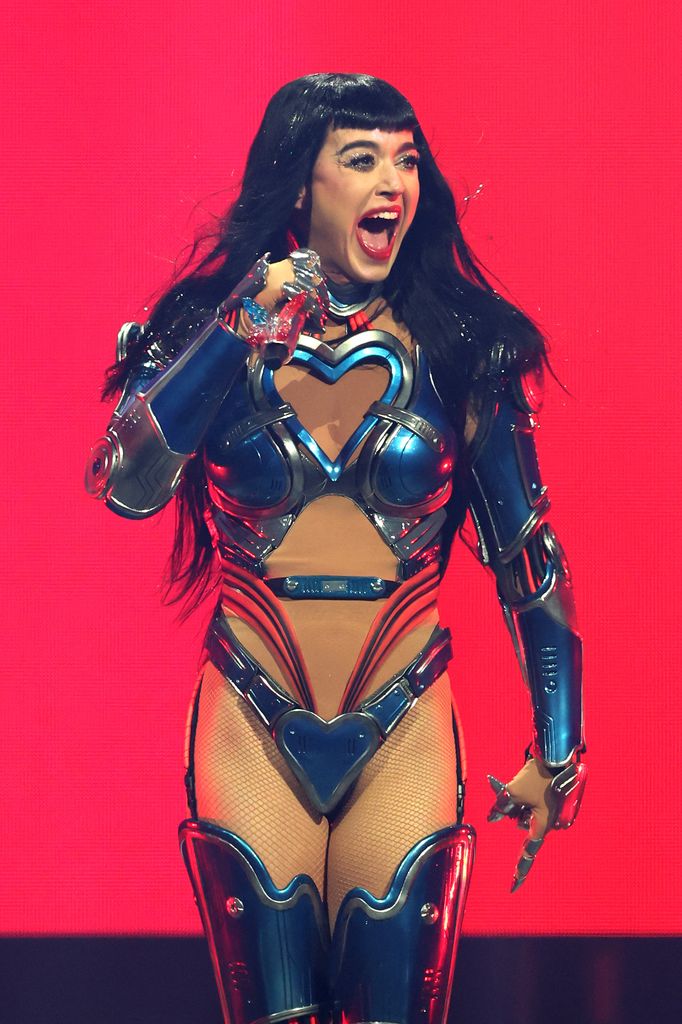 Katy Perry performs at the Kia Forum on July 15, 2025 in Inglewood, California