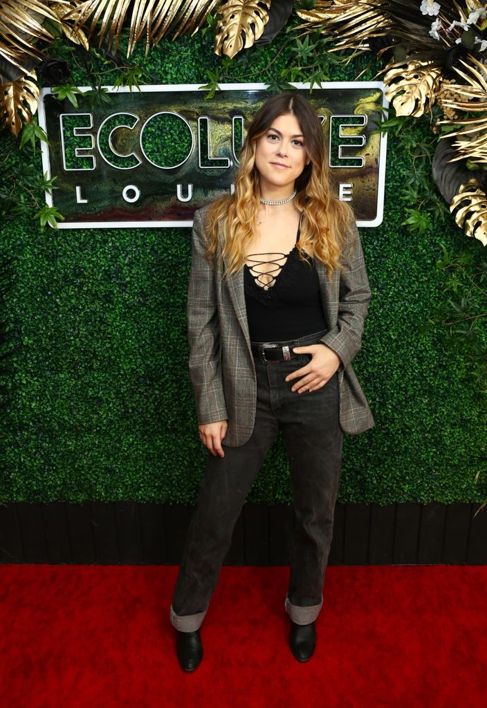 Lindsey Shaw attends Debbie Durkin's EcoLuxe Lounge Honoring Film Award Nominees 2020 