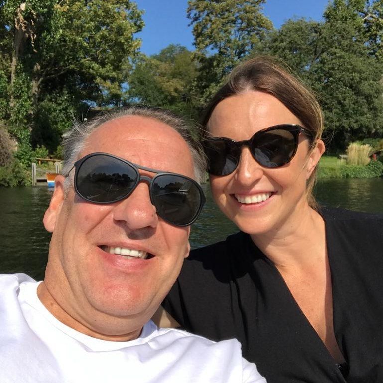 Paul merson and wife Kate selfie