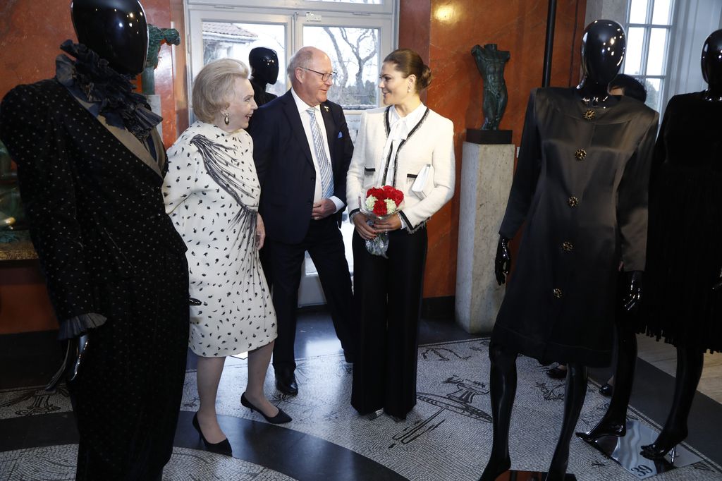 Countess Mariannne Bernadotte with King Carl Gustaf and Crown Princess Victoria