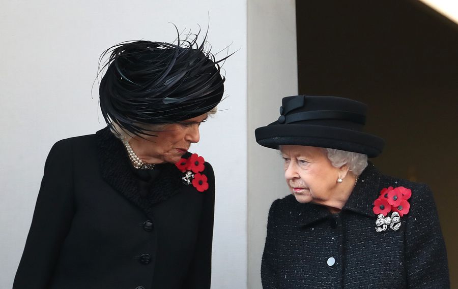 camilla and queen remembrance sunday