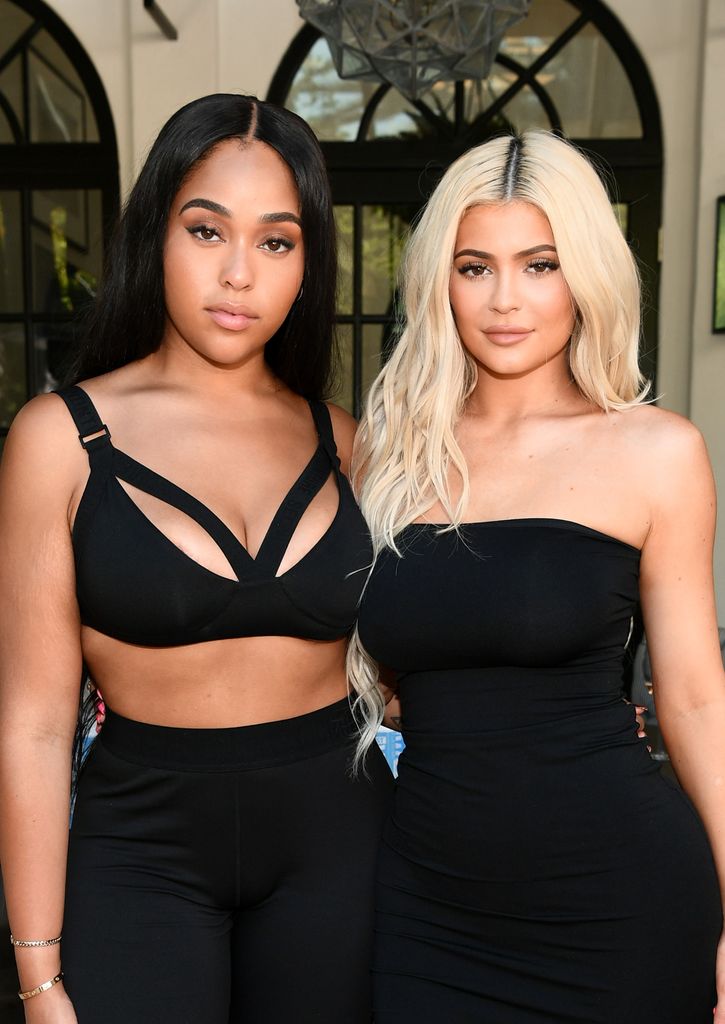 Jordyn Woods (L) and Kylie Jenner attend the launch event of the activewear label SECNDNTURE by Jordyn Woods at a private residence on August 29, 2018 in West Hollywood, California