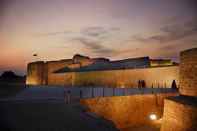 5 Bahrain Fort Sunset