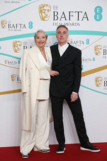 Emma Thompson and Greg Wise on BAFTA red carpet