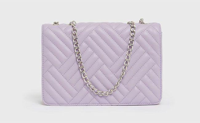 lilac new look bag