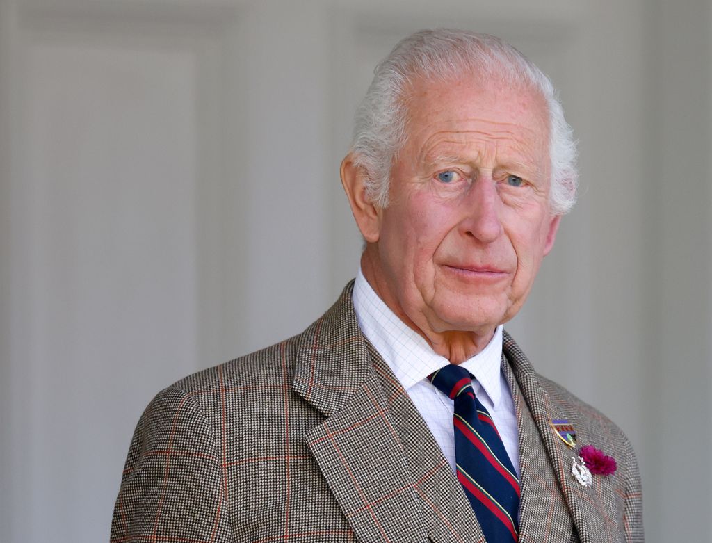 King Charles looking concerned