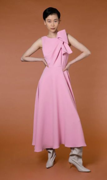 pink dress roksanda