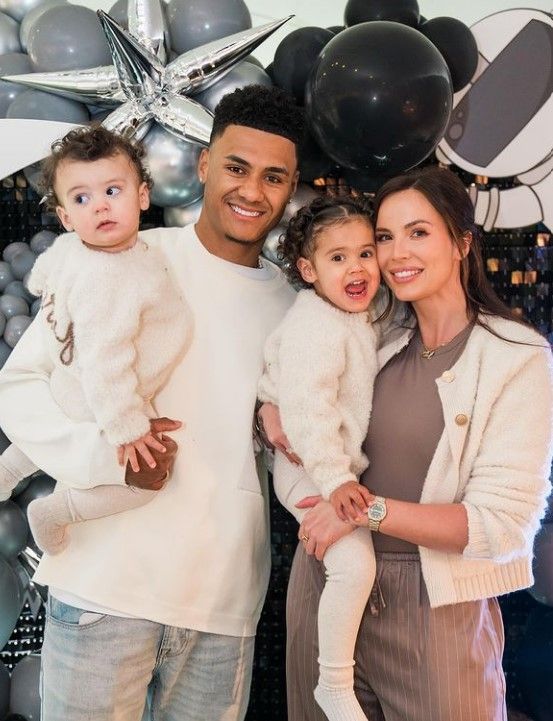 Ollie Watkins with his family