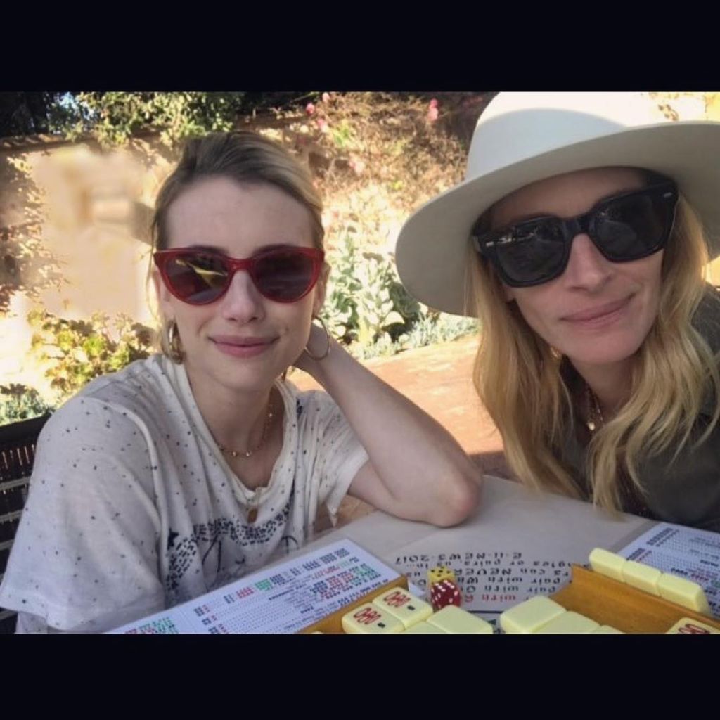 Emma shared another picture with Julia weeks after the first photo