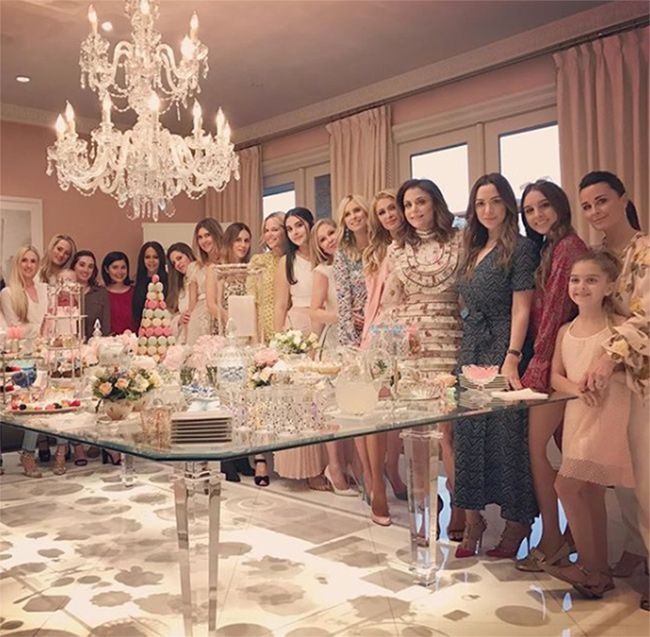 nicky hiltons baby shower and guests