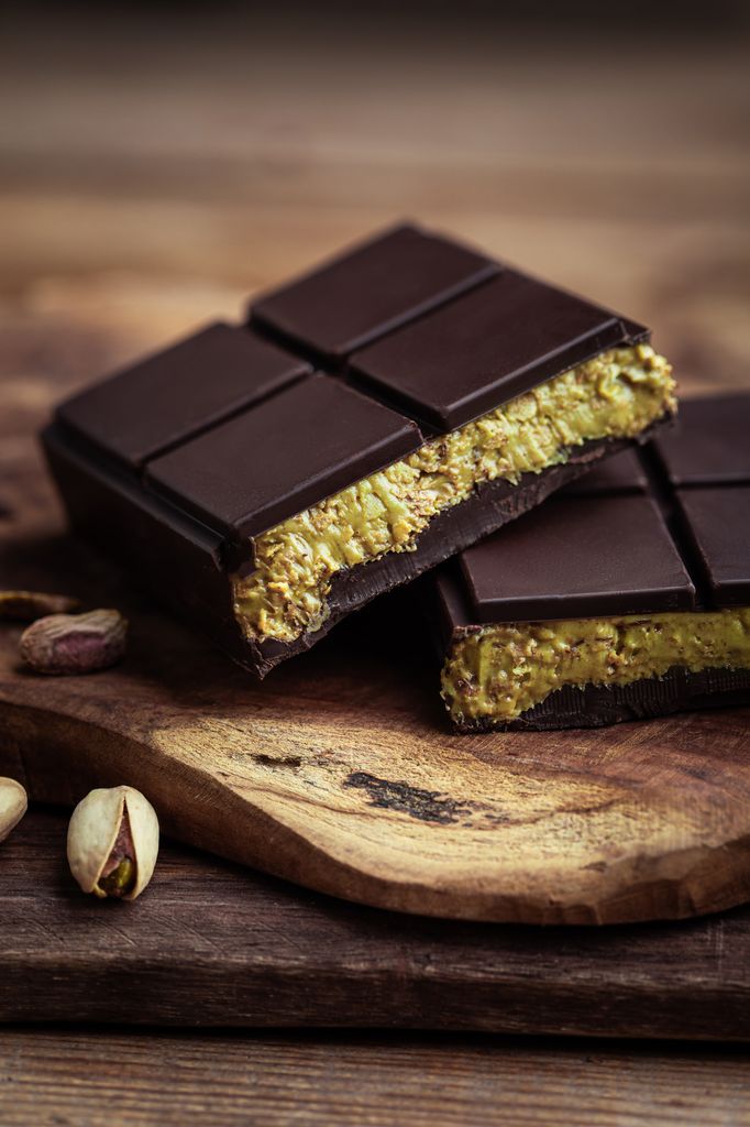 A stock image of the viral Dubai-style chocolate bar