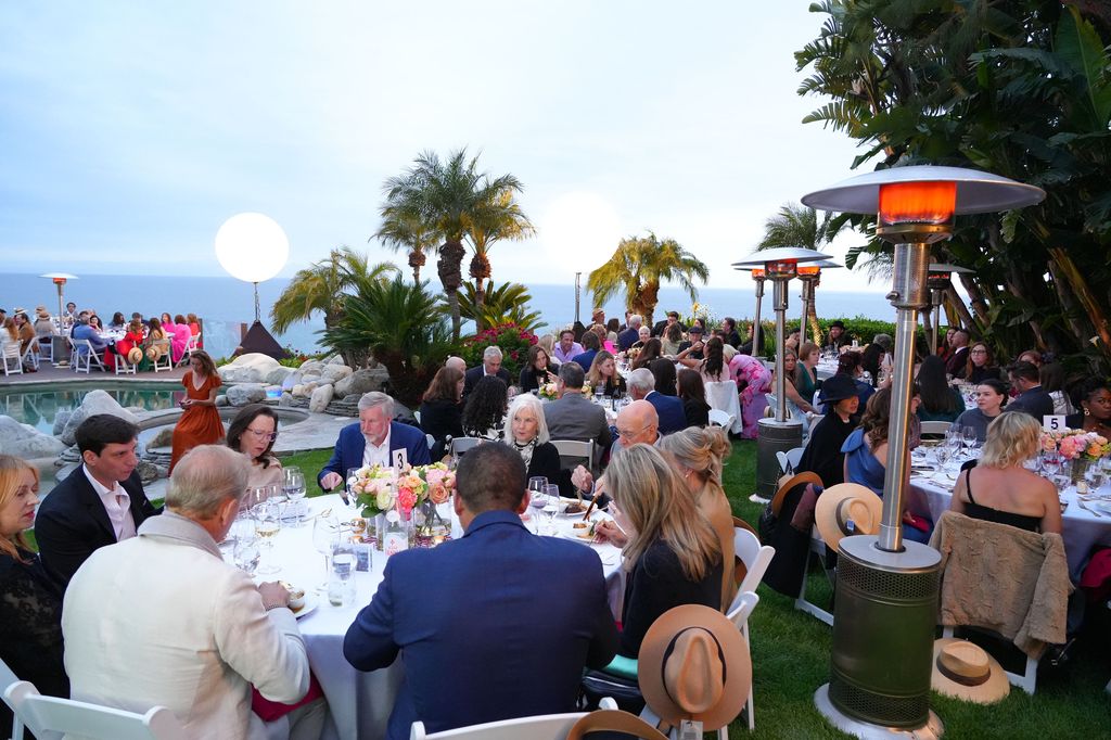 Guests sit for dinner at the 2025 Open Heart Gala