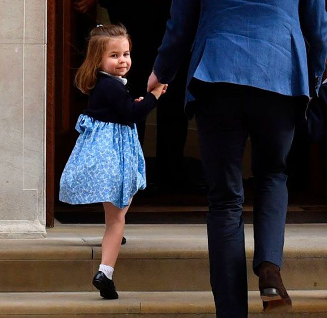princess charlotte little cotton clothes blue dress