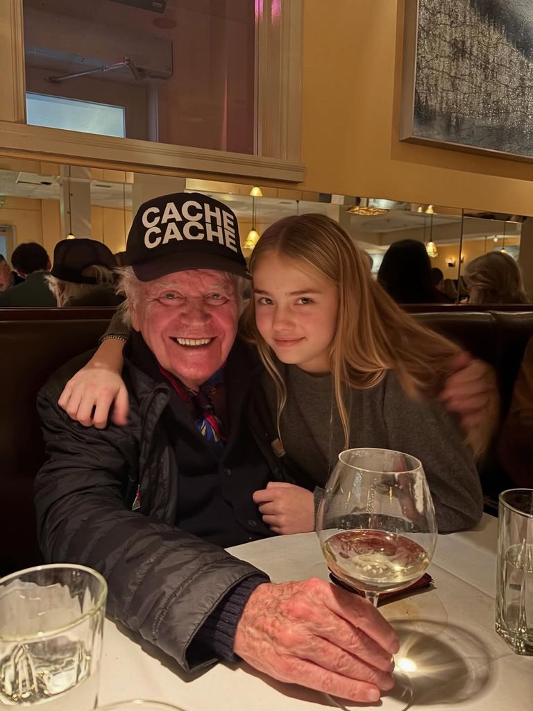 Robert with Natalie's granddaughter, Clover