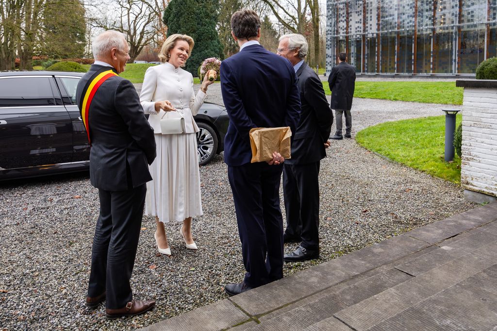 Queen Mathilde wore the exact same outfit back in December