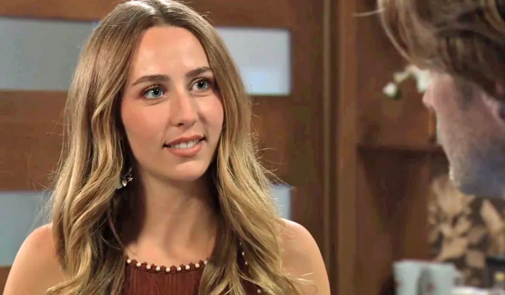 Josslyn in still from general hospital