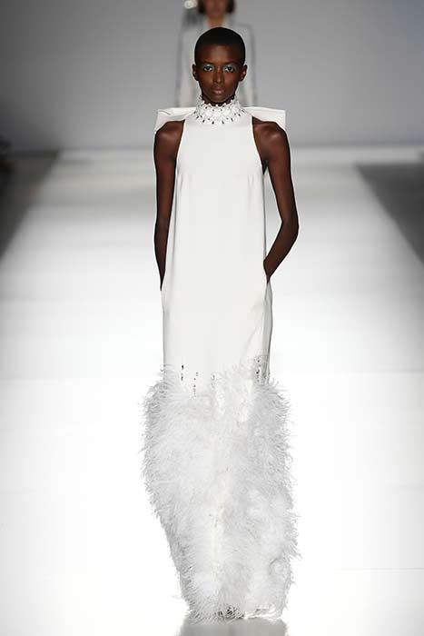 12 ralph and russo feather dress