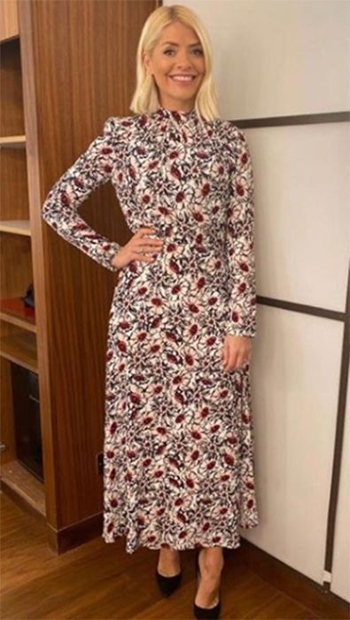 holly willoughby floral dress intsagram