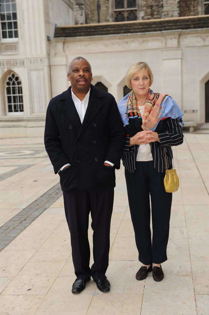 Don Warrington and his wife Mary Maddocks in 2012