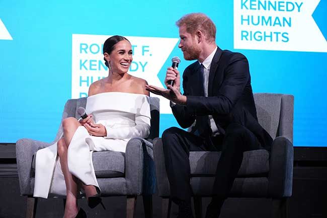 Meghan and Harry at the Ripple of Hope awards