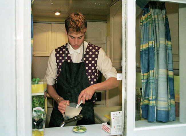 prince william cooking