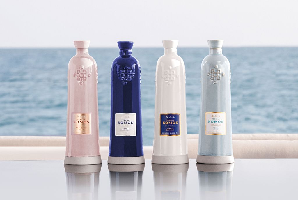 Bottles of Komos Varietals