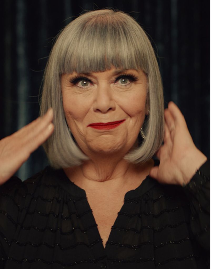 Dawn French looking glam in the new M&S Christmas advert