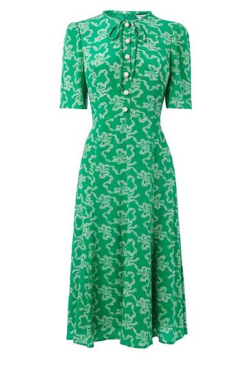 Amanda Holden just wore a green £295 L.K.Bennett dress which she posted ...