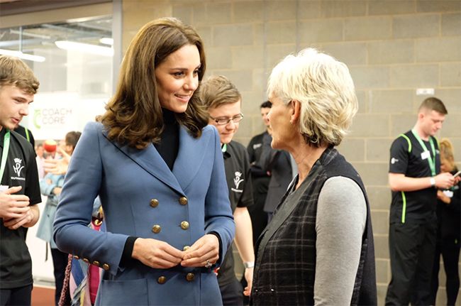 kate middleton and judy murray at west ham stadium