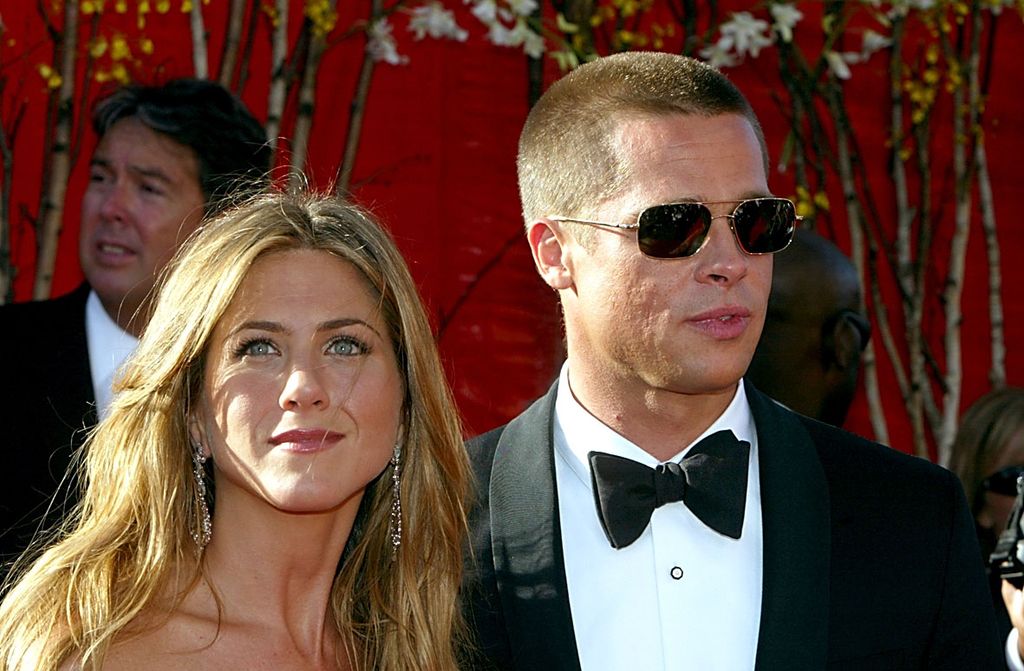 Jennifer Aniston and Brad Pitt red carpet 2004