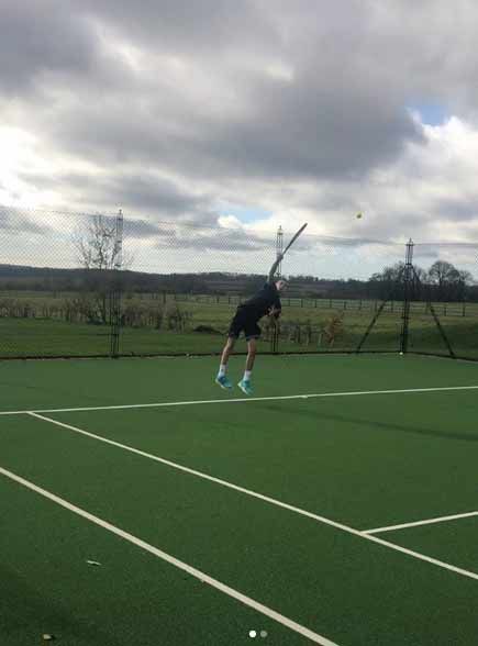 beckhams cotswolds house tennis court