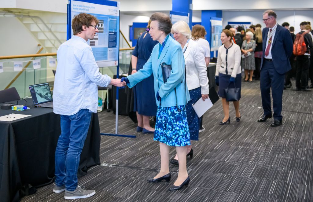 Princess Anne at the Medical Research Scotland's Meet the Researcher Showcase