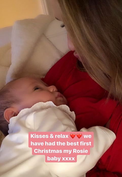 sam faiers baby rosie instagram picture christmas