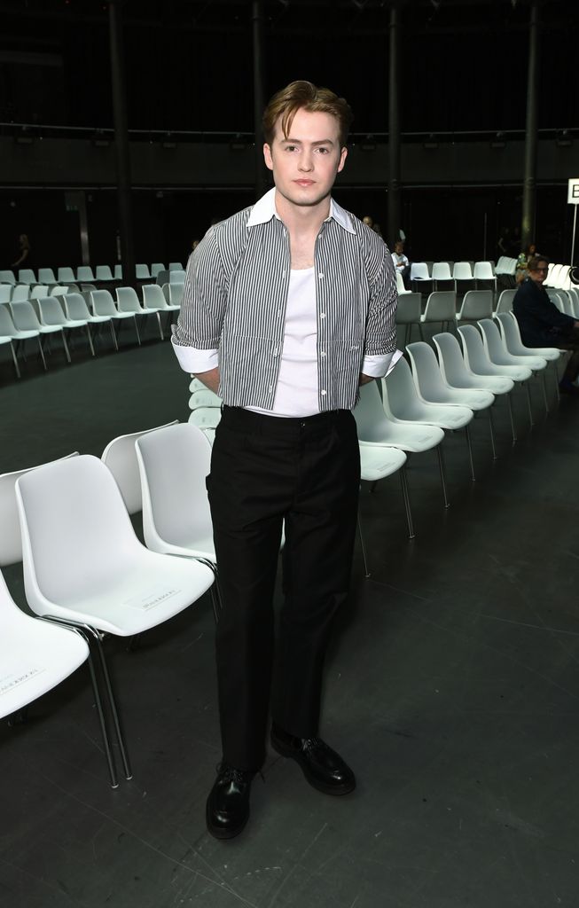 Kit Connor attends the JW Anderson show during London Fashion Week September 2023 at The Roundhouse on September 16, 2023 in London, England.