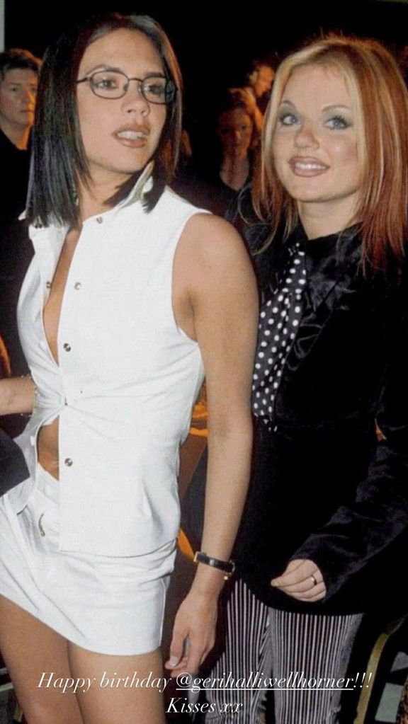 Victoria shared a throwback photo featuring Geri as part of a touching tribute