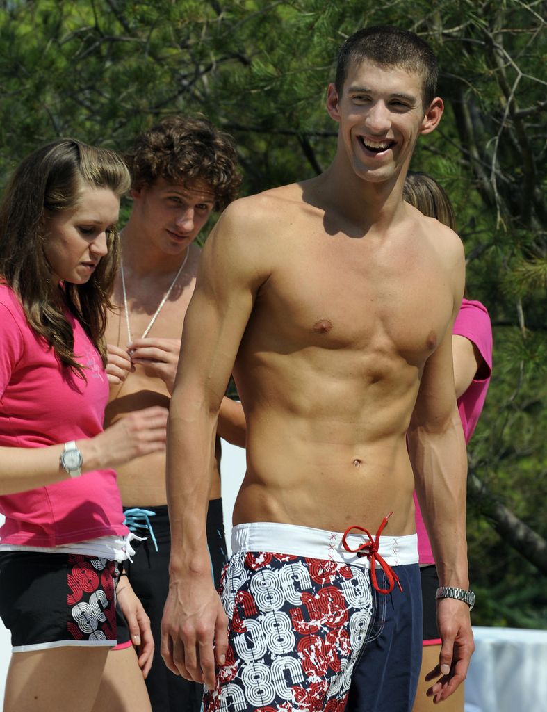 michael phelps smiling