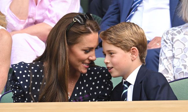 Princess Kate and George at Wimbledon 2022