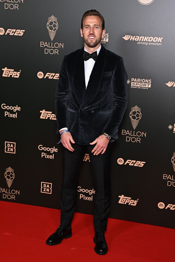 Harry Kane of Bayern Munich and England attends the 68th Ballon D'Or Photocall at Theatre Du Chatelet on October 28, 2024 in Paris, France