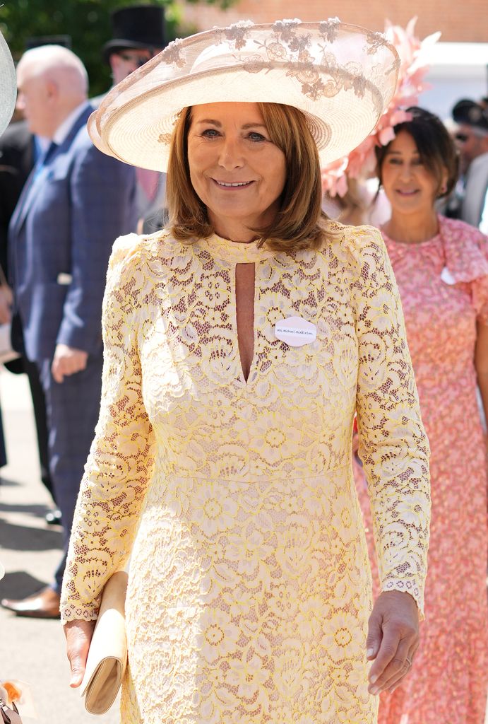 Carole Middleton attends day one of Royal Ascot
