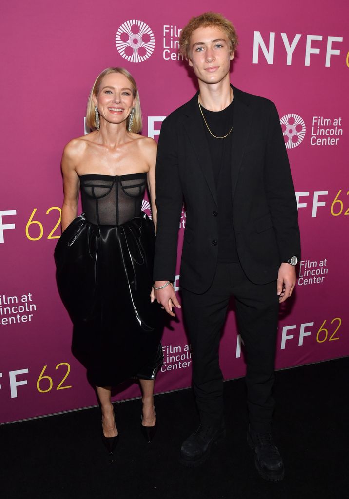 naomi watts and son sasha at the friend screening new york film festival