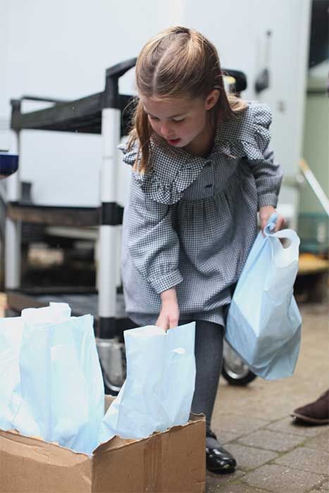 charlotte packing bags