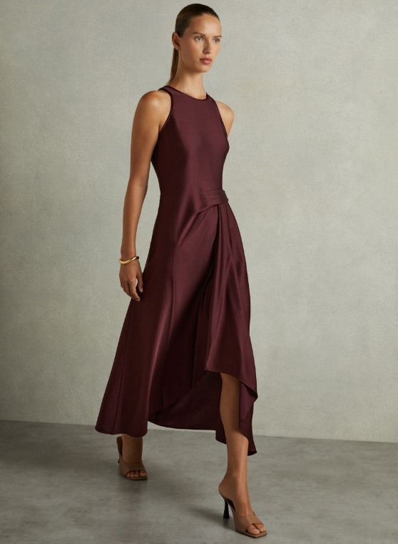 Reiss burgundy dress