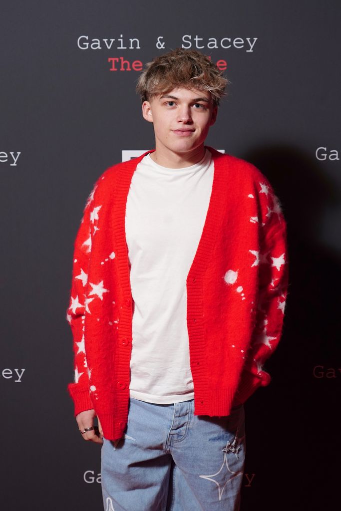 Oscar Hartland attends a BBC launch event for Gavin and Stacey: The Finale, at Ham Yard Hotel in London