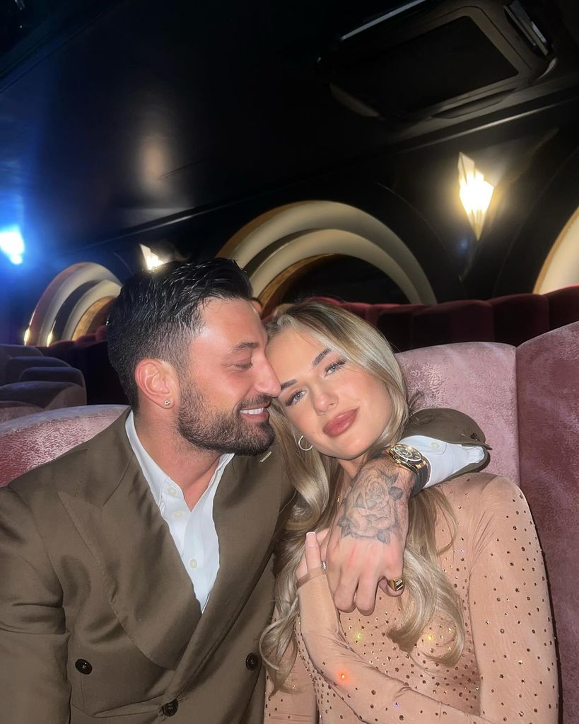 A photo of Giovanni Pernice and his girlfriend Molly 