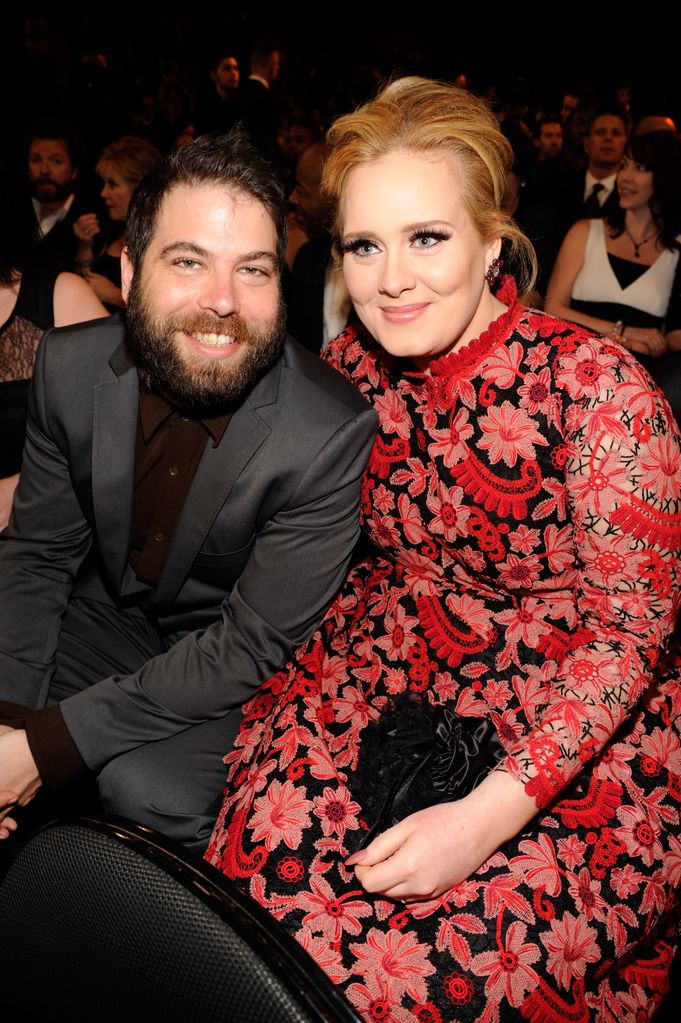 Adele with her ex simon