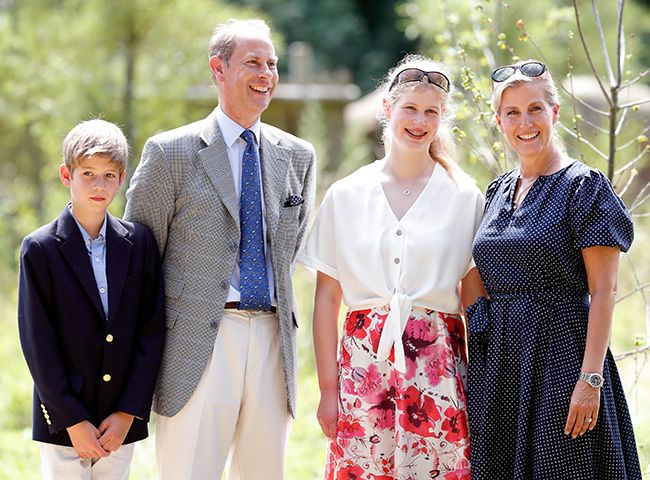 James, Viscount Severn, Prince Edward, Earl of Wessex, Lady Louise Windsor and Sophie, Countess of Wessex visit The Wild Place Project at Bristol Zoo on July 23, 2019 